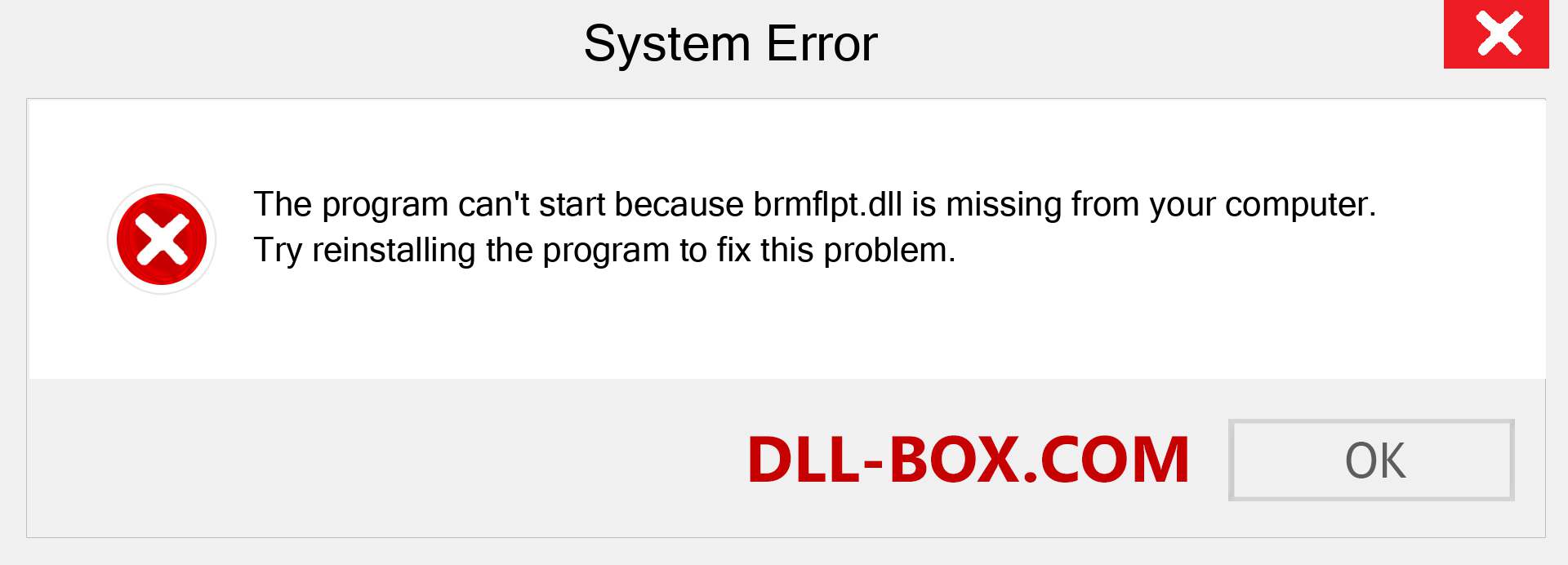  brmflpt.dll file is missing?. Download for Windows 7, 8, 10 - Fix  brmflpt dll Missing Error on Windows, photos, images