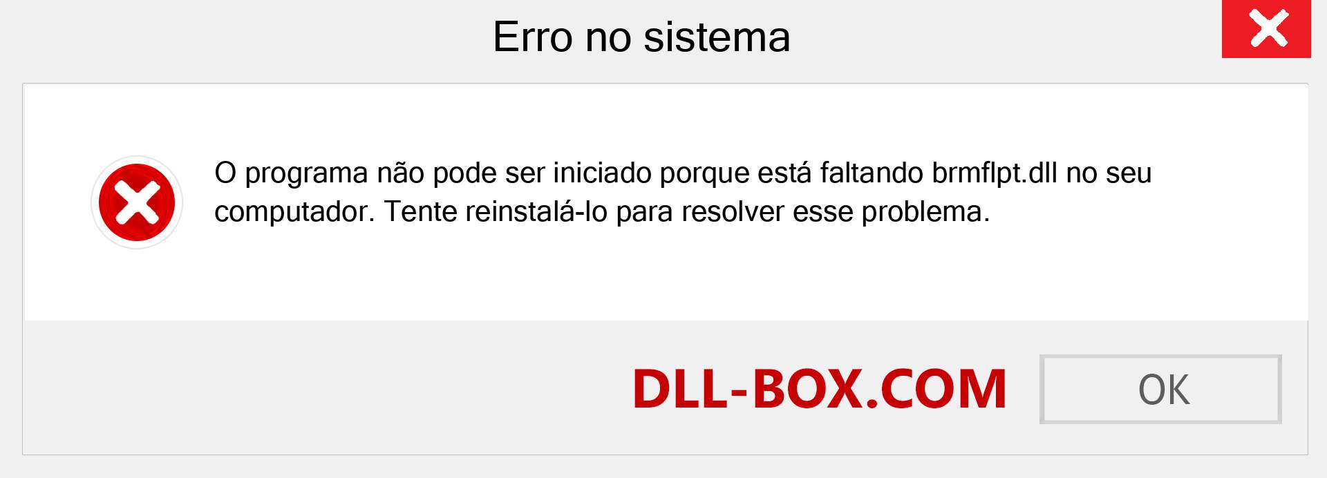 Arquivo brmflpt.dll ausente ?. Download para Windows 7, 8, 10 - Correção de erro ausente brmflpt dll no Windows, fotos, imagens